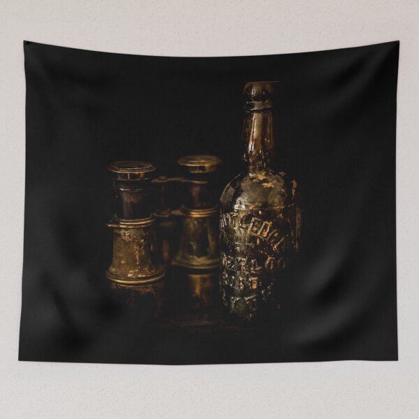 Item preview, Vintage Binoculars And Beer Bottle designed and sold by axp7884.