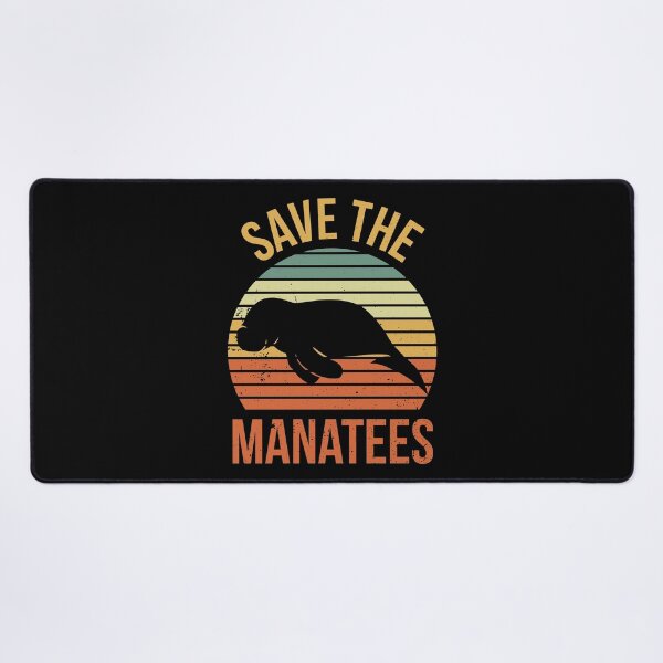 Item preview, Save The Manatees Retro Vintage Aquatic Mammal Gift designed and sold by haselshirt.