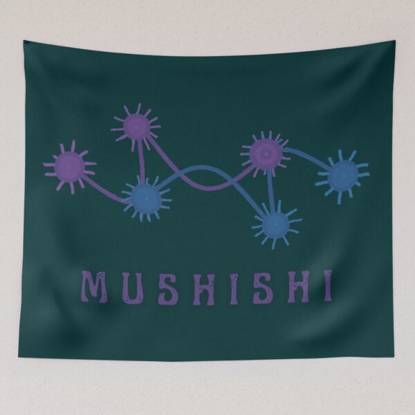 Item preview, Blue Mushishi Mushi - ORIGINAL DRAWN by SillyFun.redbubble.com designed and sold by SillyFun.