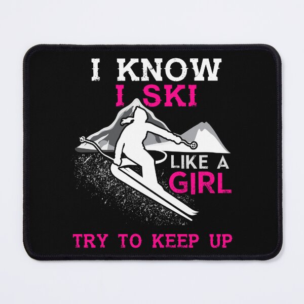Item preview, Ski Girl Winter Sports Mountain Adventurer Gift designed and sold by haselshirt.