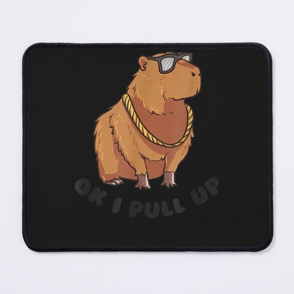 Item preview, Ok I Pull Up Funny Capybara Glasses Da designed and sold by gettokwcraskn2a.