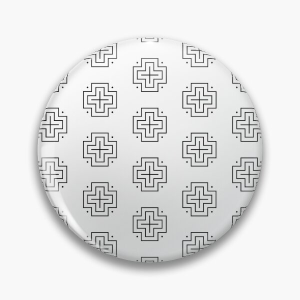 Item preview, Tribal cross pattern - black and white designed and sold by BattaAnastasia.