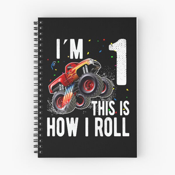 Item preview, Im 1 This Is How I Roll Kids 1 Year Old 1st Birthday Monster Truck Car designed and sold by PameGraha.