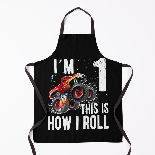 Item preview, Im 1 This Is How I Roll Kids 1 Year Old 1st Birthday Monster Truck Car designed and sold by PameGraha.