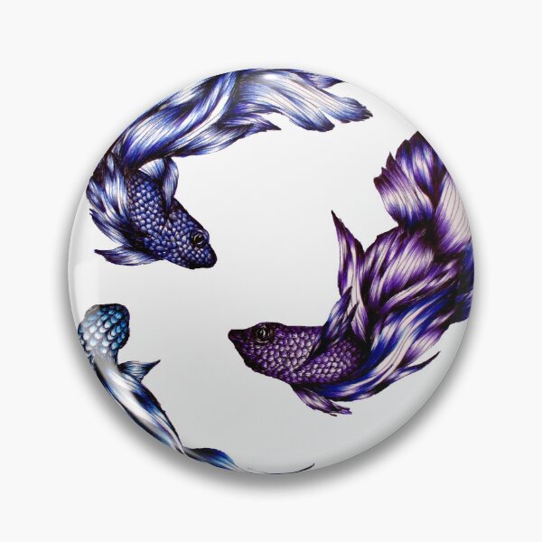 Item preview, Three Swimming designed and sold by ECMazur Art.