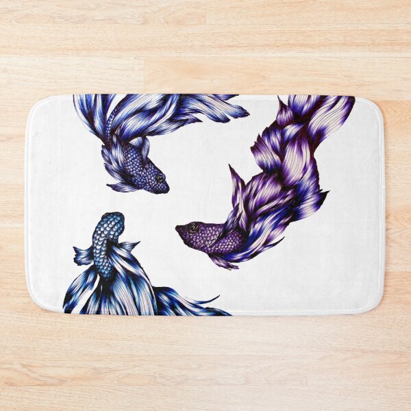 Item preview, Three Swimming designed and sold by ECMazur Art.