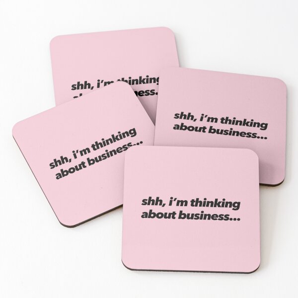 Item preview, Shh, I'm Thinking About Business... designed and sold by The Ambitious Women Club.
