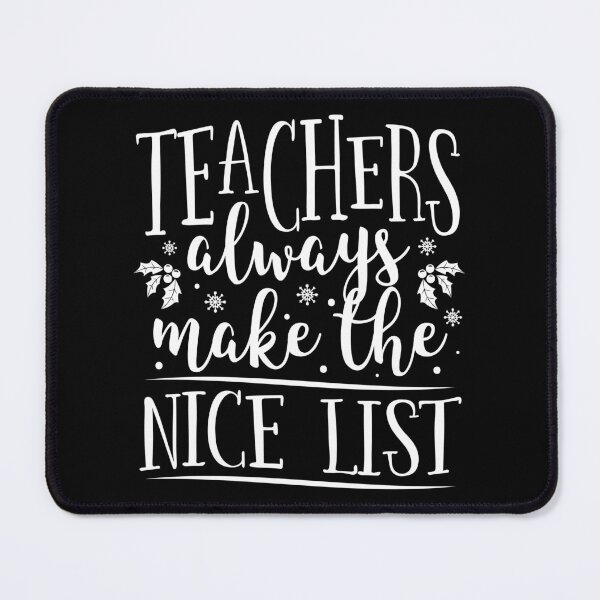 Item preview, Teachers Always Make The Nice List Xmas Gift designed and sold by haselshirt.