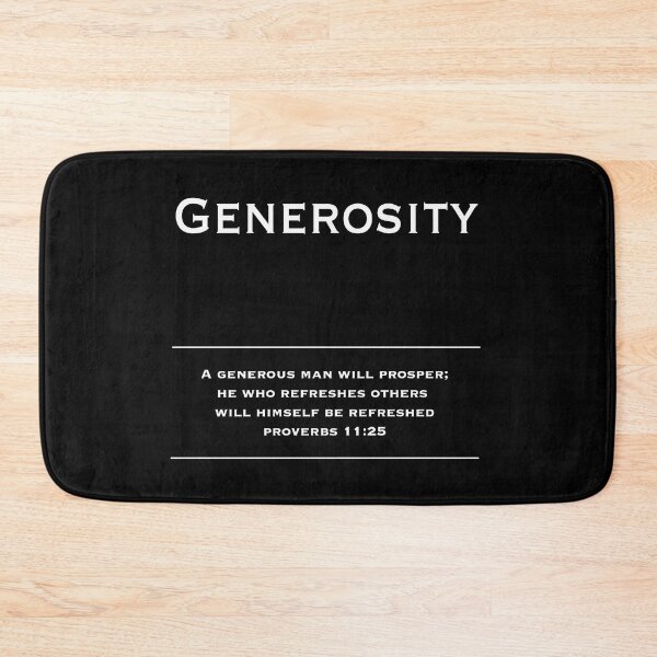 Item preview, Generosity - Motivational Inspirational Corporate Office Wall Art Black and White T-Shirt designed and sold by Read This Already.