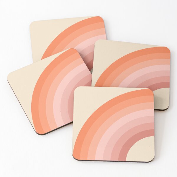 Item preview, Pink and orange retro style rainbow designed and sold by BattaAnastasia.