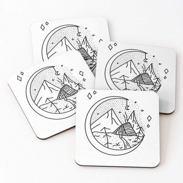 Item preview, Cabin in the stars designed and sold by PeachyArtPalette.