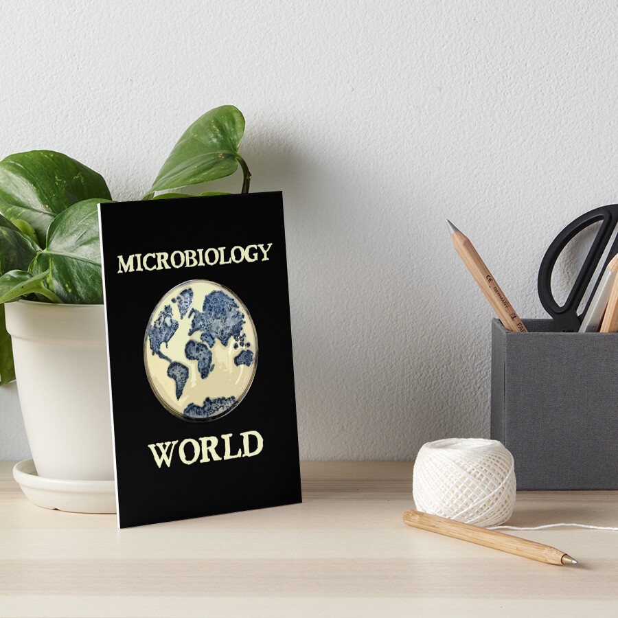 "Microbiology World petri dish art" Art Board Print by greenpunkart