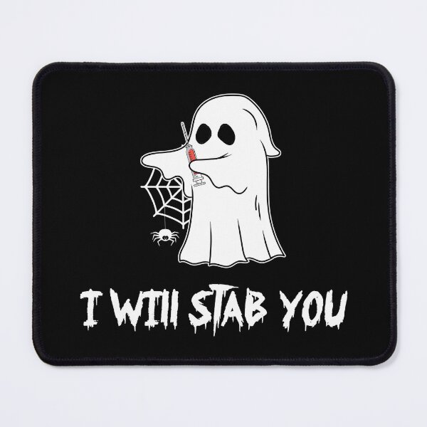 Item preview, Halloween I will Stab You Ghost Costume Nurse designed and sold by haselshirt.