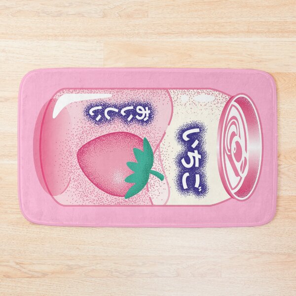 Item preview, Strawberry Soda Can Japanese Soft Drink Kawaii Soft Pastel Pop Art Retro Summer Vibe designed and sold by AoiKasumi.