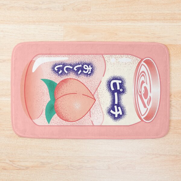 Item preview, Peach Soda Can Japanese Soft Drink Kawaii Soft Pastel Pop Art Retro Summer Vibe designed and sold by AoiKasumi.