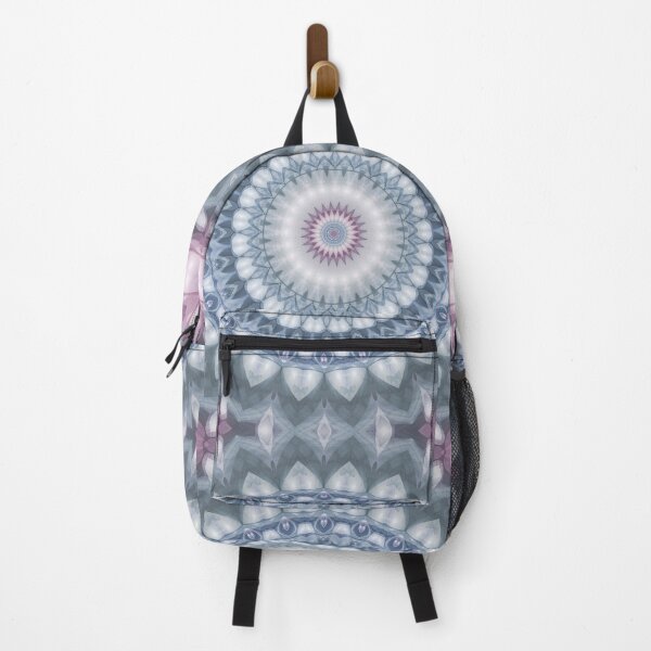 Item preview, Plum and Grey Mandala designed and sold by Kelly Dietrich Mandala & Fractal Art.
