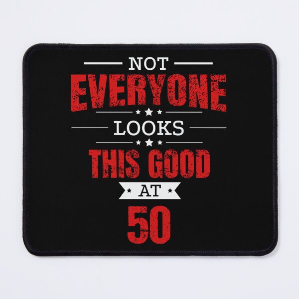 Item preview, 50th Birthday Gift Retro Fifty 50 Years Looks This Good Red designed and sold by haselshirt.