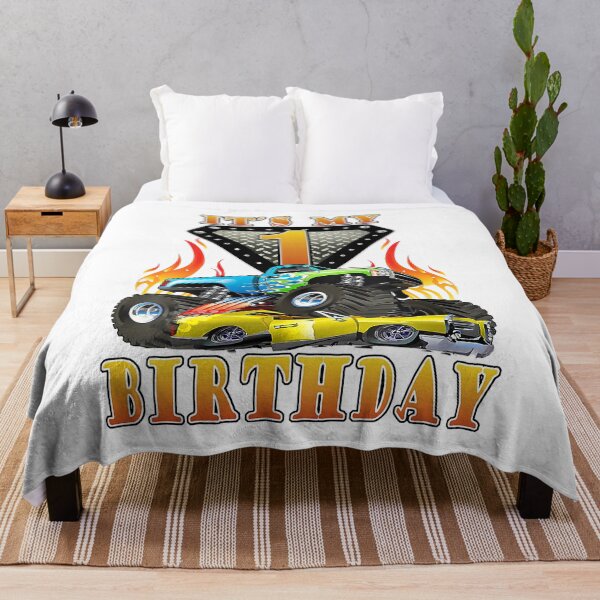 Item preview, Its My 1st Birthday Kids 1 Year Old Monster Truck Funny 1st Birthday Gift designed and sold by PameGraha.
