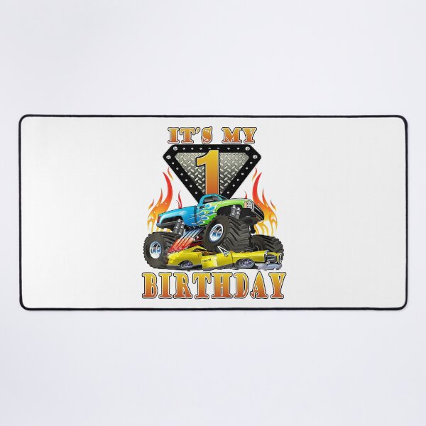 Item preview, Its My 1st Birthday Kids 1 Year Old Monster Truck Funny 1st Birthday Gift designed and sold by PameGraha.