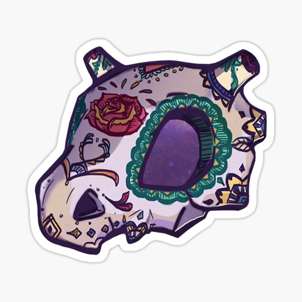 Dia de los Muertos- Skull Only Sticker