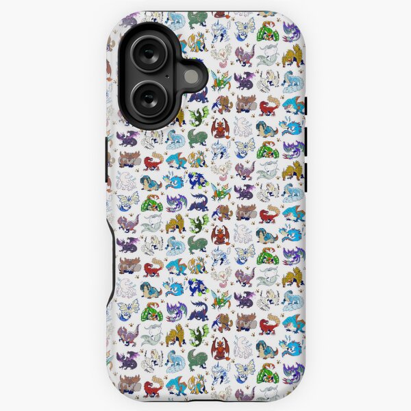 Item preview, Goofy Monster Pattern designed and sold by KatHumanArt.