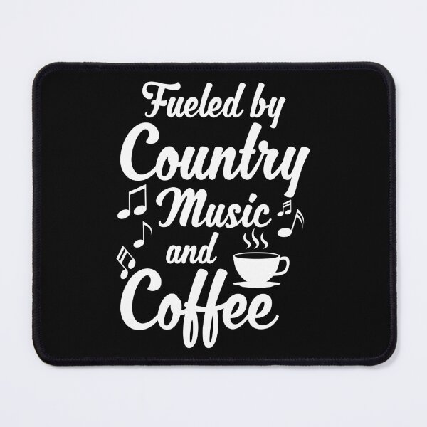 Item preview, Country Music Lover Fueled By Coffee Funny Gift designed and sold by haselshirt.