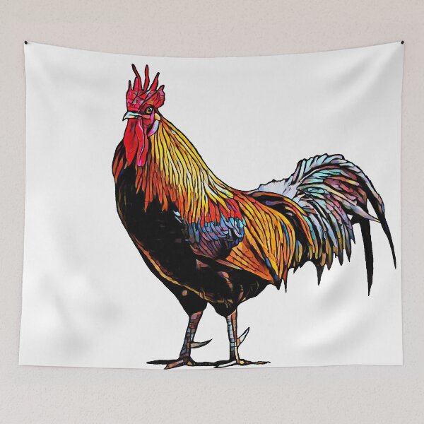 Item preview, Colorful Rooster designed and sold by artbylucie.