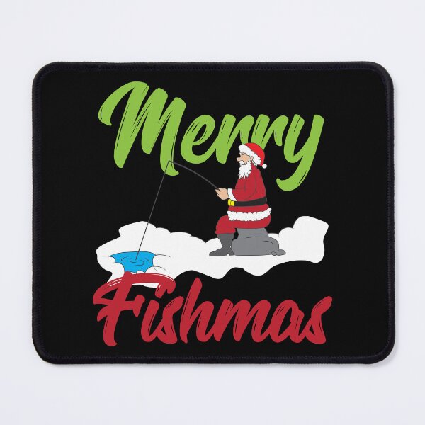 Item preview, Funny Christmas Xmas Santa Fishing Holiday Gift Idea designed and sold by haselshirt.