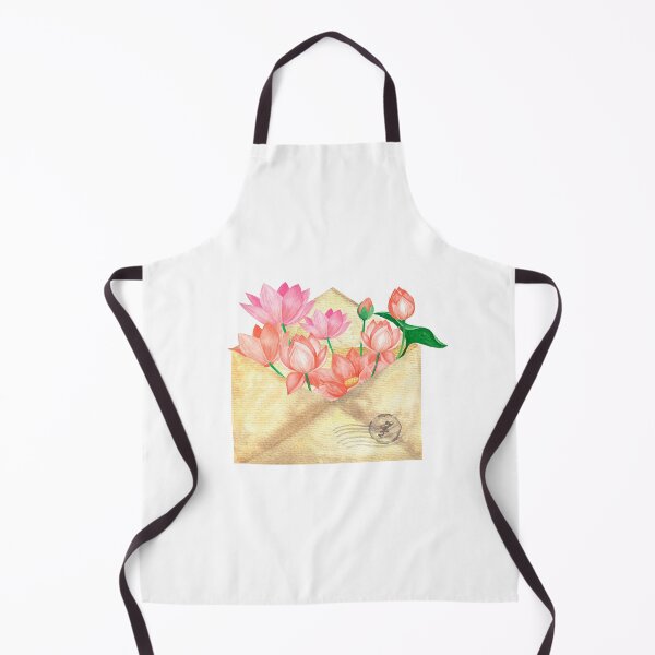 Item preview, Flowers in an envelope, flower, spring, summer. Blooming lotuses. designed and sold by AnaGuziiArt.