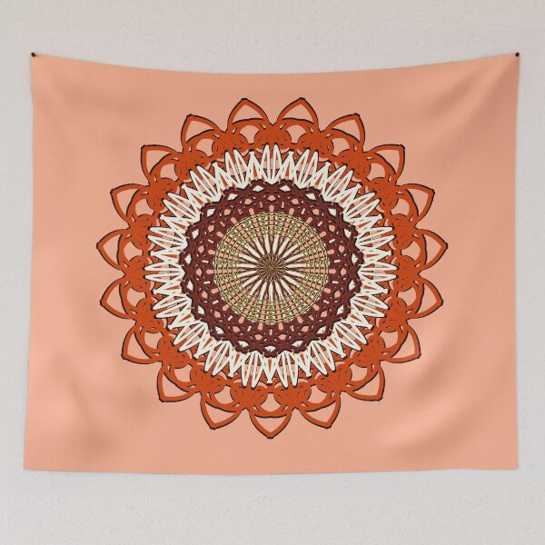 Artikelvorschau, Warmer Sonnenuntergang Mandala entworfen und verkauft von Roxie402.