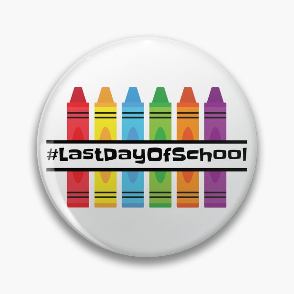 Item preview, happy last day of school coloring pencils designed and sold by Randa Ranmania.