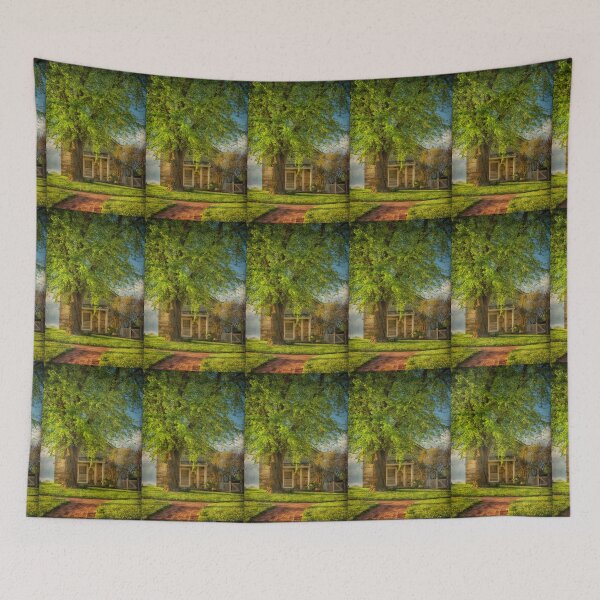 Item preview, The Stone Cottage On A Spring Evening designed and sold by Lois  Bryan.