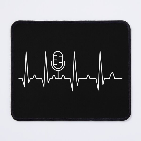 Item preview, Microphone Heartbeat Singing Karaoke Music Lover Gift designed and sold by haselshirt.