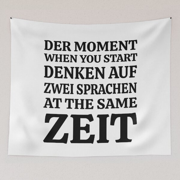 Item preview, Der Moment When You Start Funny German/English Language Student designed and sold by Tatus Brinal.