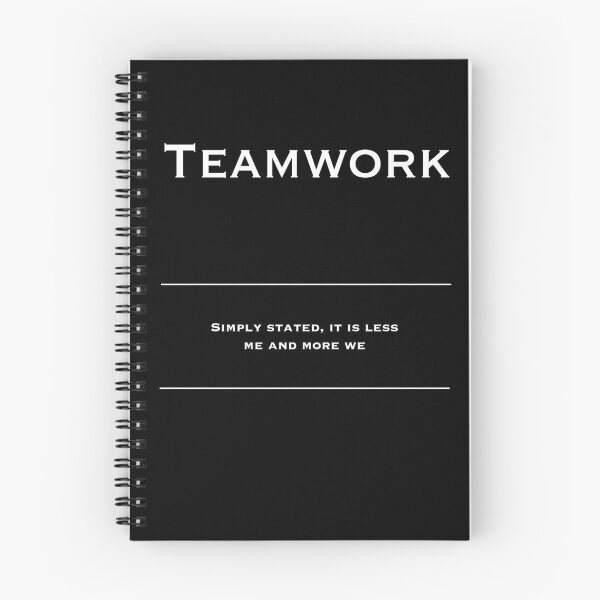 Item preview, Teamwork - Motivational Inspirational Corporate Office Wall Art Black and White T-Shirt designed and sold by Read This Already.
