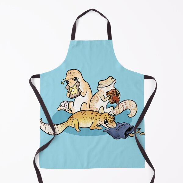 Artikelvorschau, Leopardgeckos Essen Cartoon entworfen und verkauft von Gecko Gifts and Goodies.
