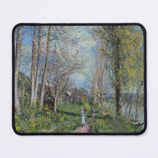 Item preview, Banks of the Seine at By | Alfred Sisley | 1881 French Impressionism Art designed and sold by CJET.