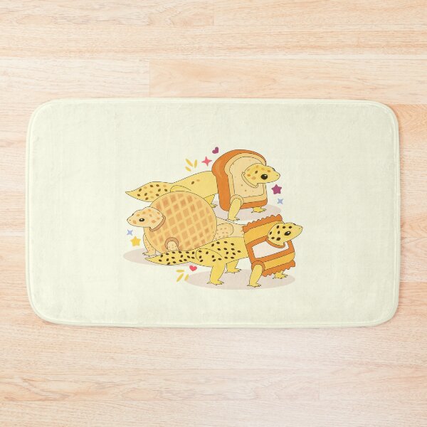 Artikelvorschau, Leopard Gecko Food Cartoons entworfen und verkauft von Gecko Gifts and Goodies.