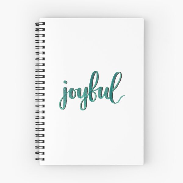 Item preview, "joyful" brush lettering designed and sold by missgabby.