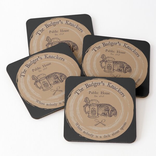 Item preview, The Badger's Knackers Public House designed and sold by Our Flag Means Merch.