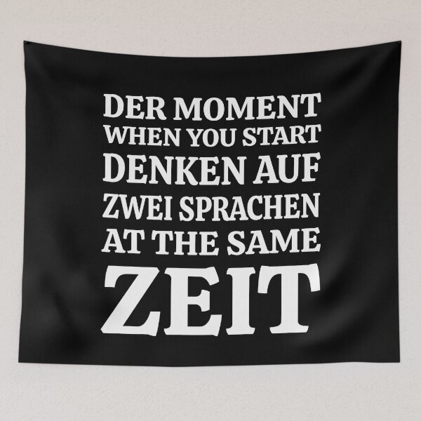 Item preview, Der Moment When You Start Funny German/English Language Student designed and sold by Tatus Brinal.