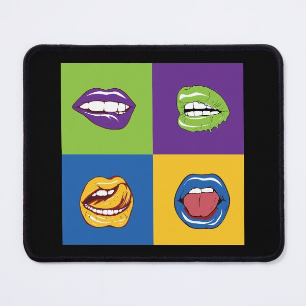 Item preview, Pop Art Shirt Lips Graphic Art Retro Gift Tee designed and sold by haselshirt.