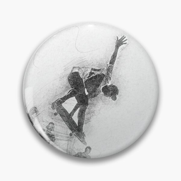 Item preview, Skater in flight with his board designed and sold by elcarnero.