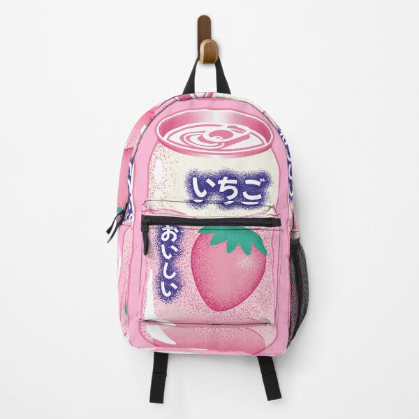 Item preview, Strawberry Soda Can Japanese Soft Drink Kawaii Soft Pastel Pop Art Retro Summer Vibe designed and sold by AoiKasumi.