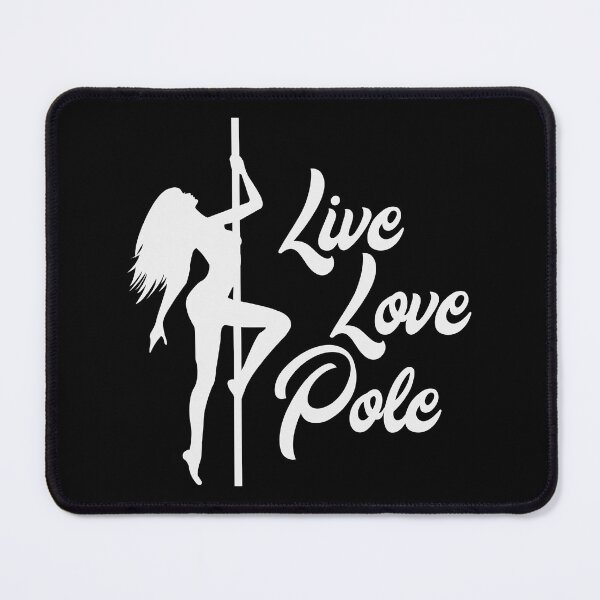 Artikelvorschau, Pole Dance Shirt Live Love Pole Gift Tee entworfen und verkauft von haselshirt.