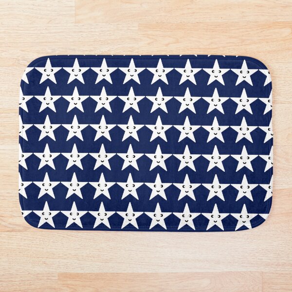 Item preview, Cute star pattern - Navy designed and sold by TrulyRested.