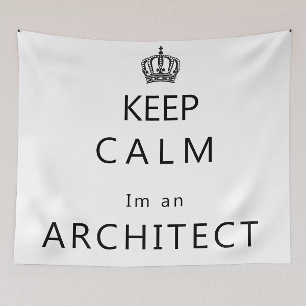 Item preview, Keep Calm I'm An Architect designed and sold by JenDouArt.