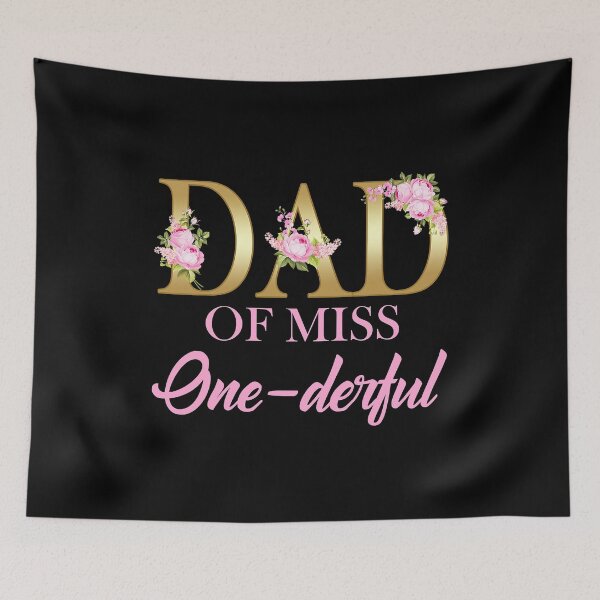 Item preview, Dad Of Miss Onederful 1st Birthday First One Derful designed and sold by PameGraha.