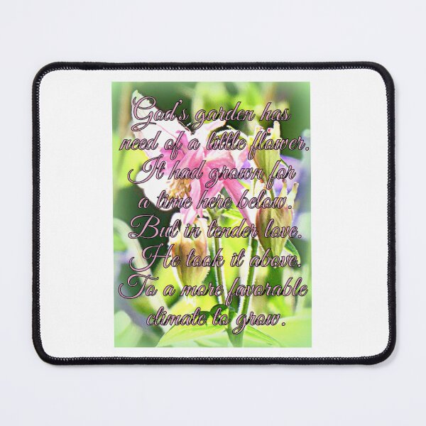 Item preview, God’s garden has need of a little flower.  designed and sold by angel1.
