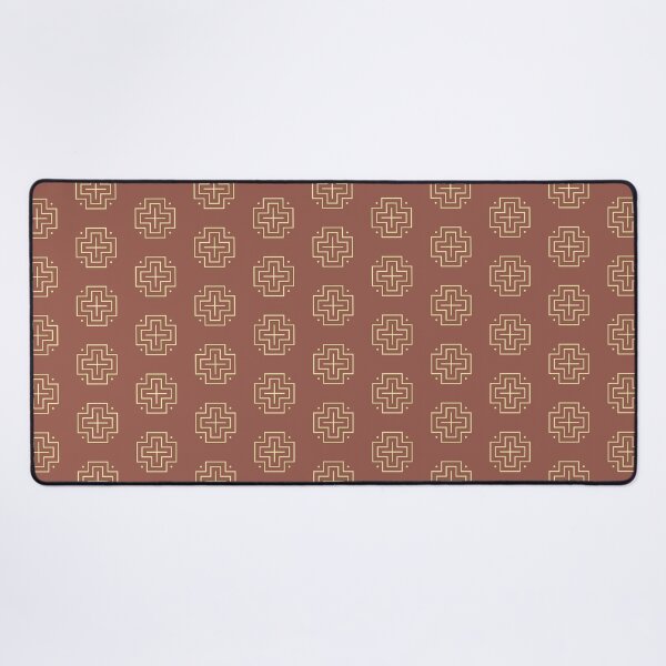 Item preview, Tribal cross pattern - brown designed and sold by BattaAnastasia.